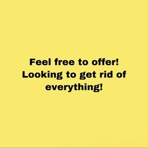 Pls offer me anything!